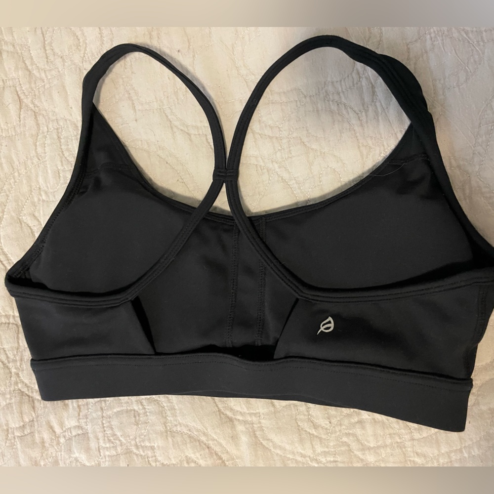 P’Tula Active Catie Sports Bra in Black sz M